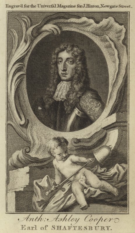 Anth: Ashley Cooper, Earl of Shaftesbury af English School
