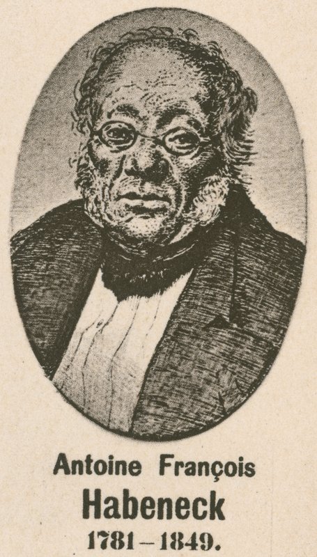 Antoine Francois Habeneck (gravering) af English School