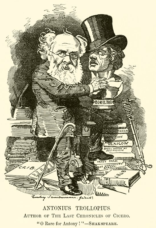 Antonius Trollopius, forfatter til The Last Chronicles of Cicero (gravering) af English School