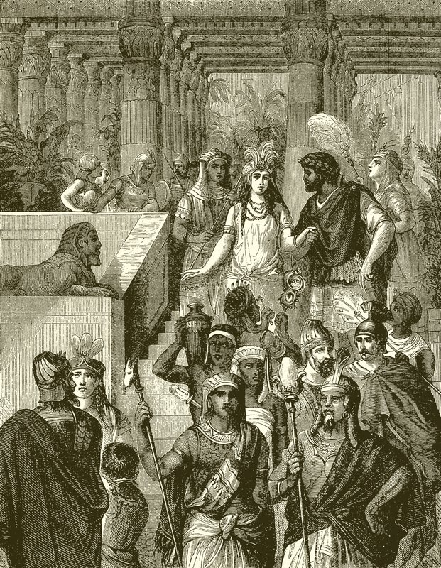 Antony og Cleopatra i Egypten af English School