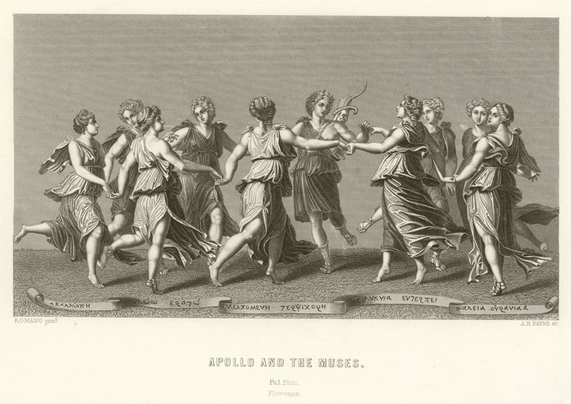 Apollon og muserne af English School