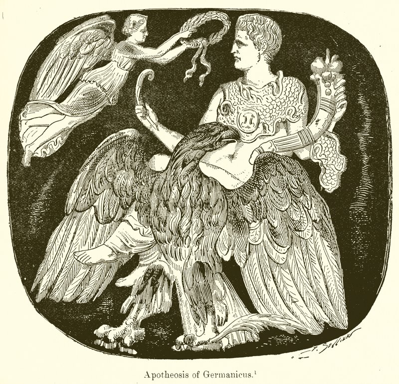 Apoteose af Germanicus af English School