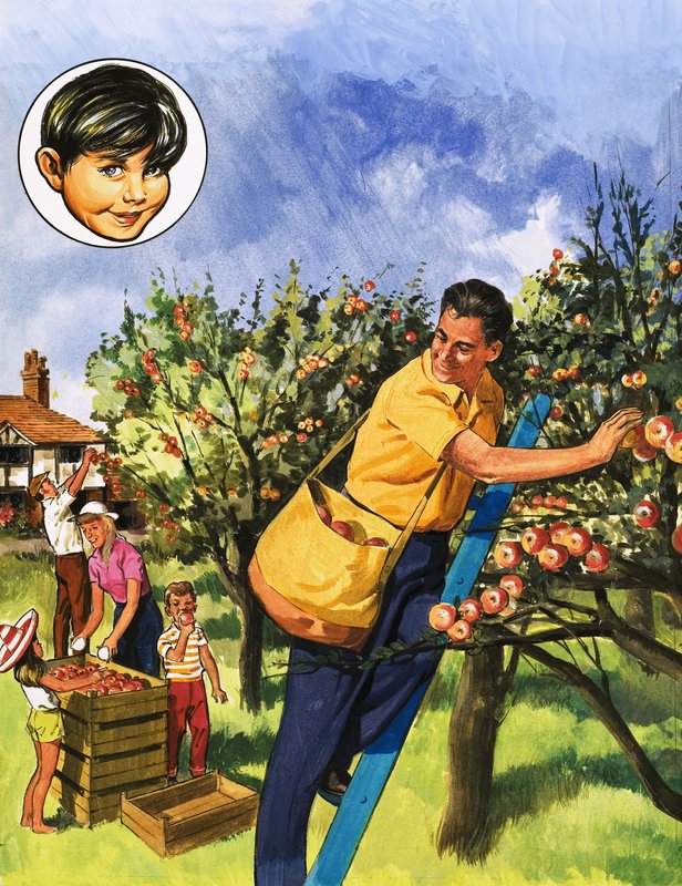 Æbleplukkere af English School