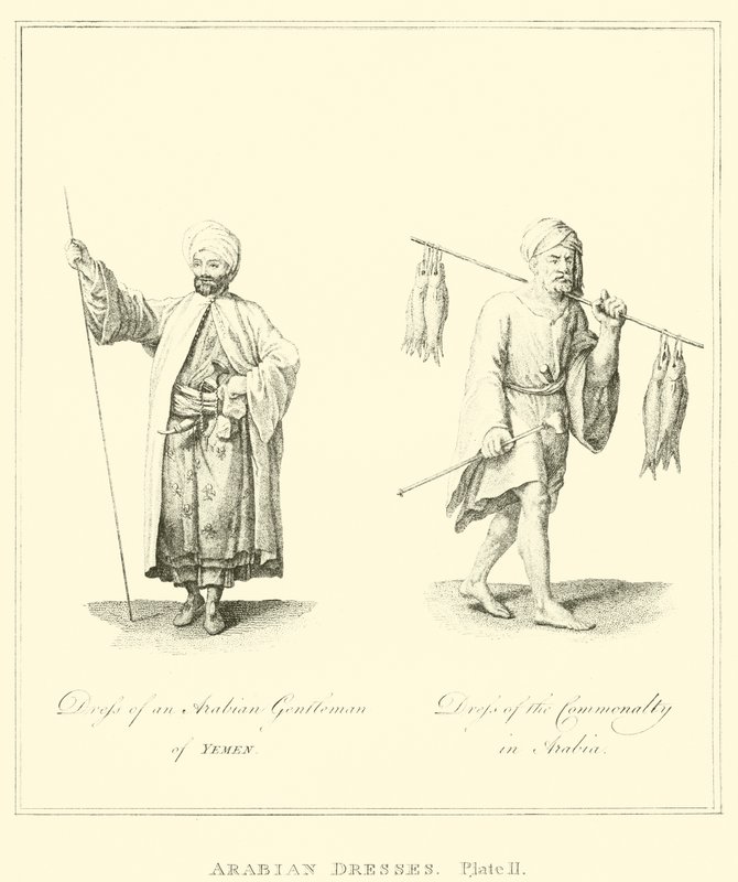 Arabiske kjoler (gravering) af English School