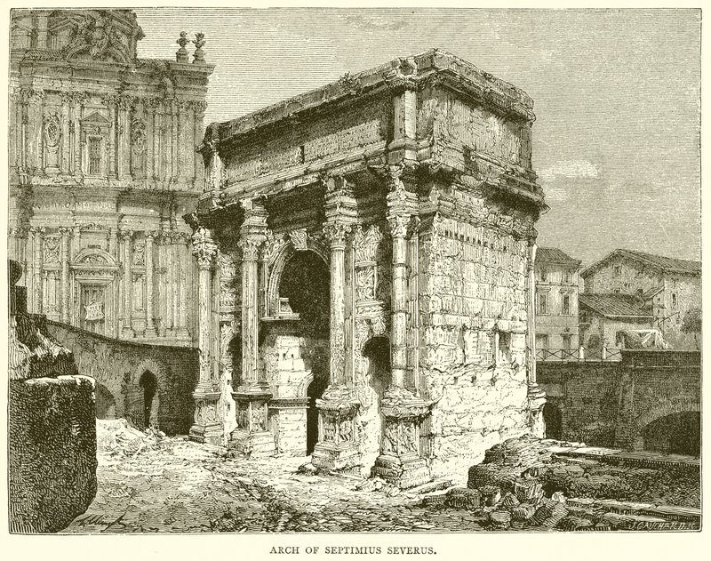 Bue af Septimius Severus af English School