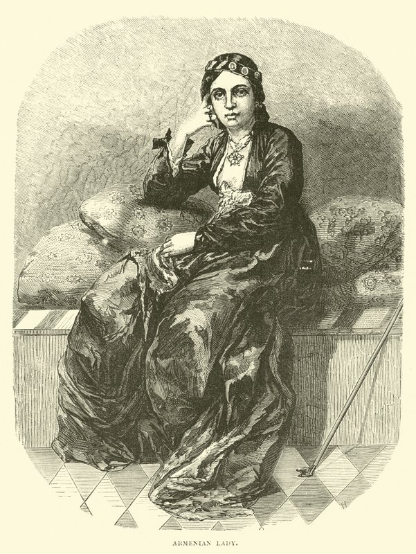 Armenian lady  af English School