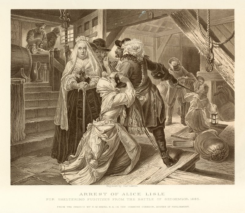 Anholdelse af Alice Lisle af English School