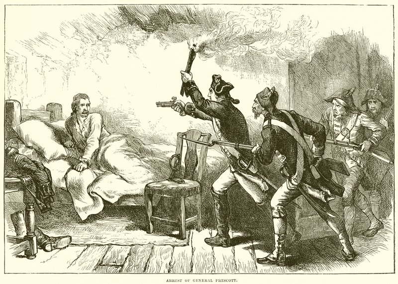 Anholdelse af general Prescott af English School