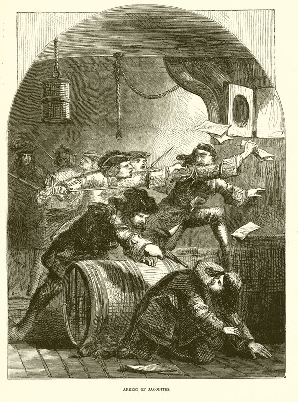 Arrestation af jakobitter af English School
