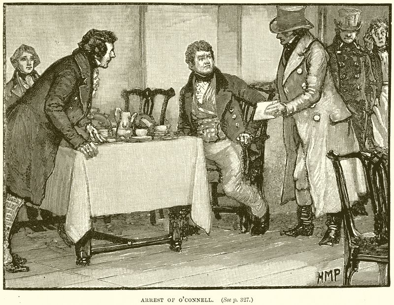 Arrestation af OConnell af English School