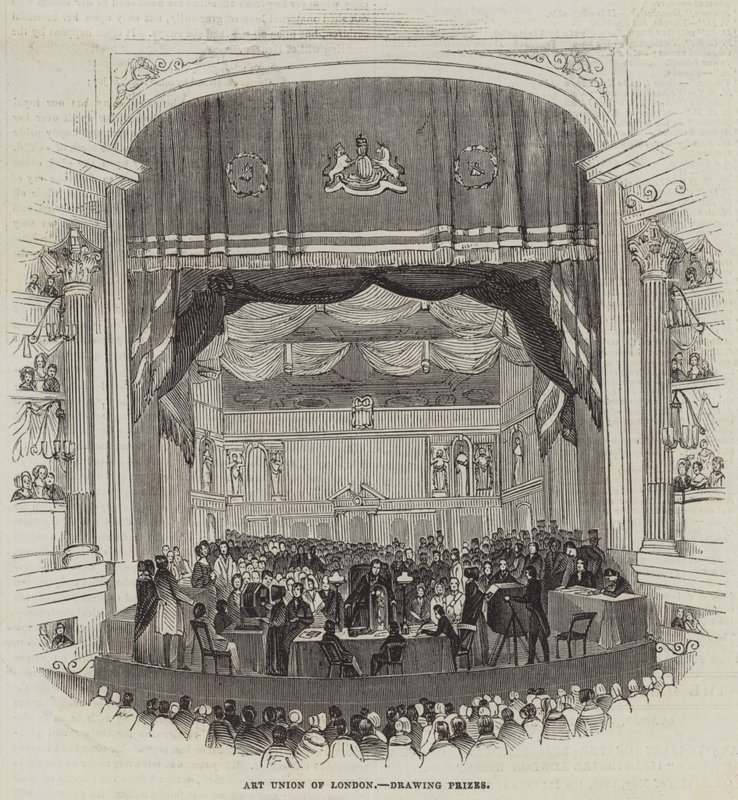 Art Union of London, Tegnepriser (gravering) af English School