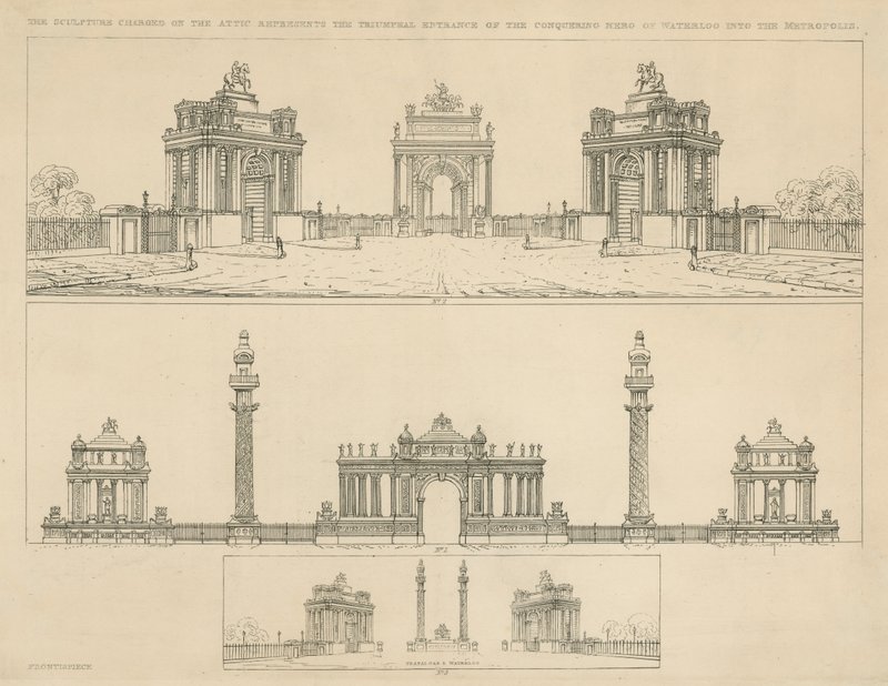 Kunstnere indtryk for monumenter af English School
