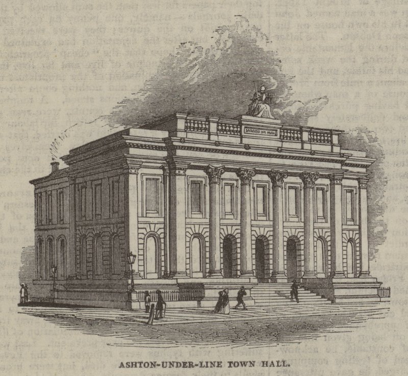 Ashton-under-Lyne Rådhus af English School