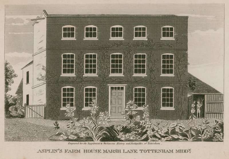 Asplins Farm House, Marsh Lane, Tottenham, London af English School