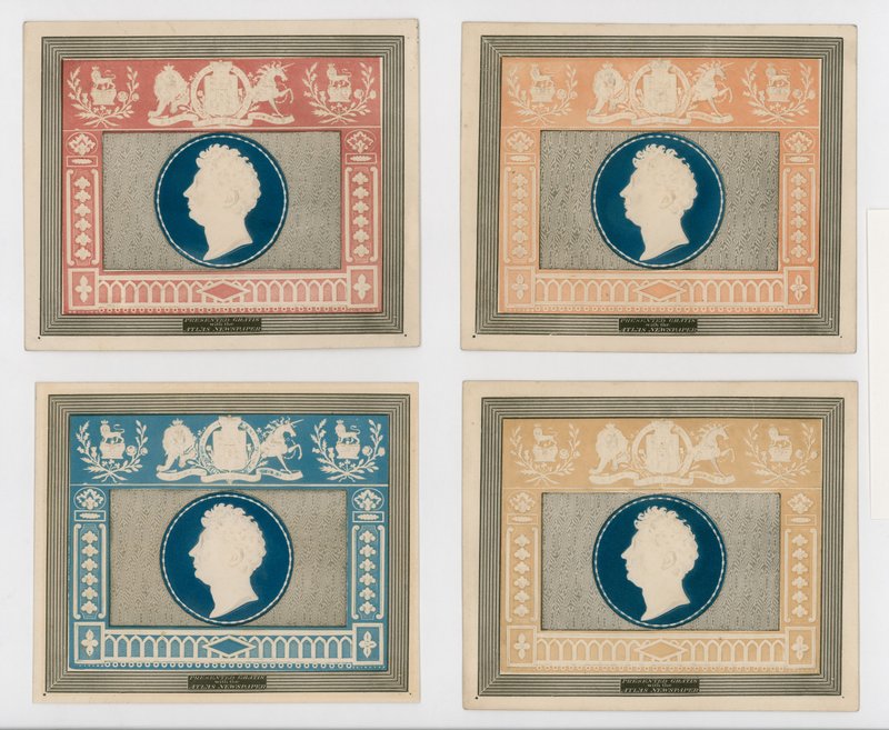Atlas Newspaper, give-aways til kroningen af George IV, 19. januar 1820 af English School