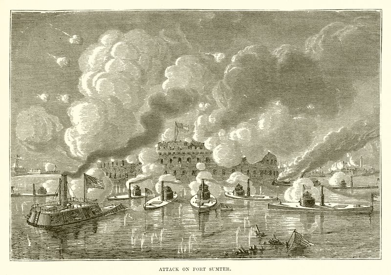 Angreb på Fort Sumter af English School