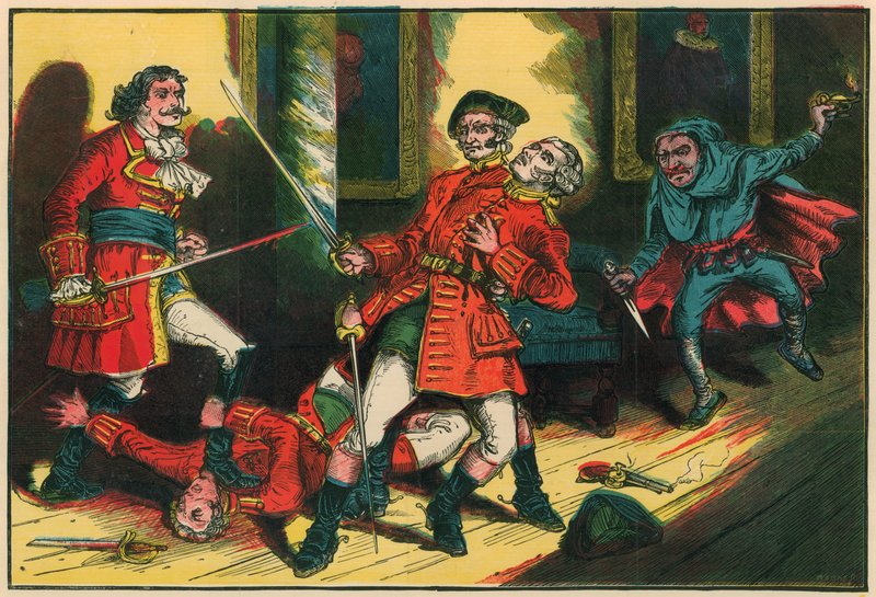 Forsøgt tilfangetagelse af Dick Turpin af Bow Street Runners af English School
