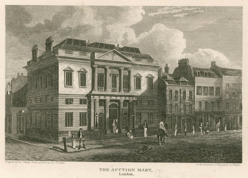 Auction Mart, St Bartholomews Lane, London af English School