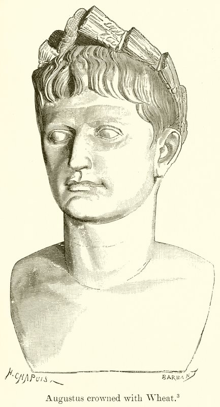 Augustus kronet med hvede af English School