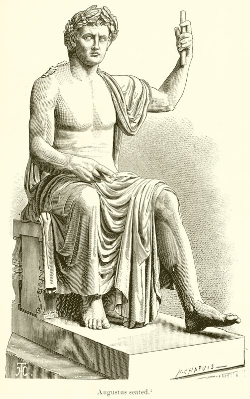 Augustus siddende af English School