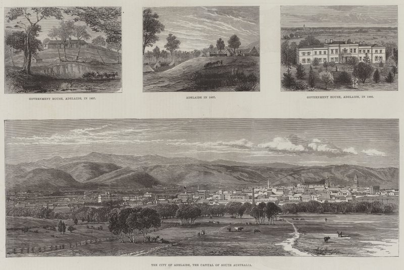 Australien (gravering) af English School