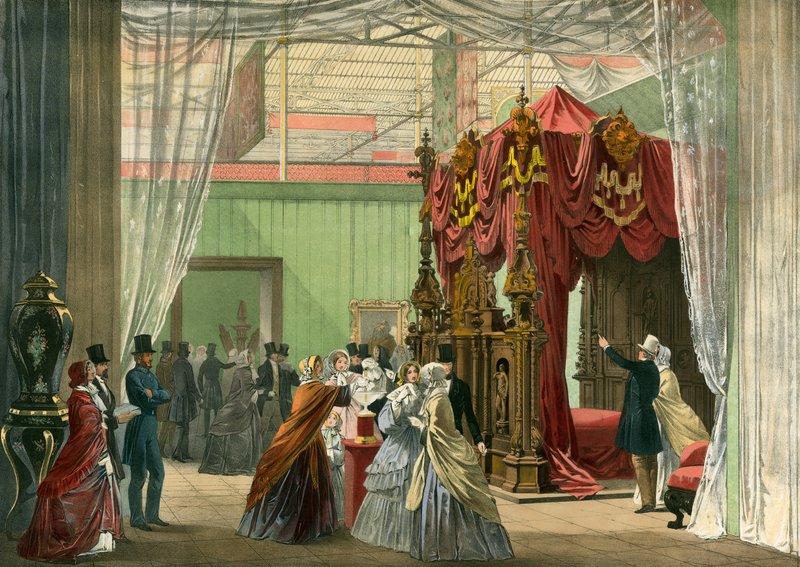 Østrig, nr. 1, store udstilling, 1851 af English School