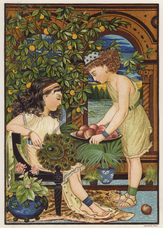 Efterår (farve litho) af English School