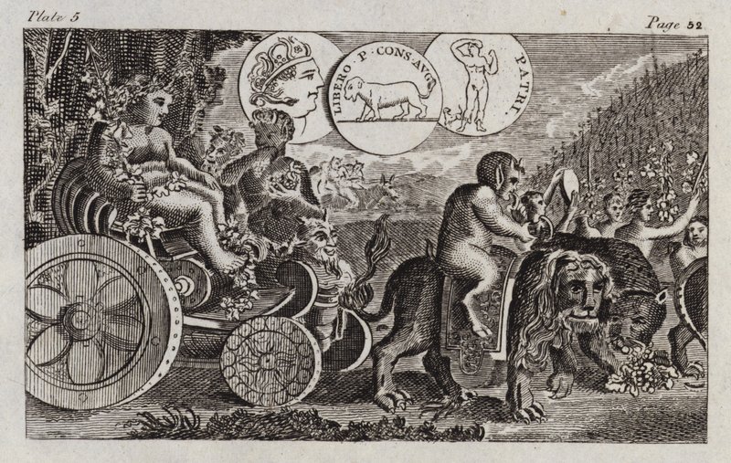 Bacchus (gravering) af English School