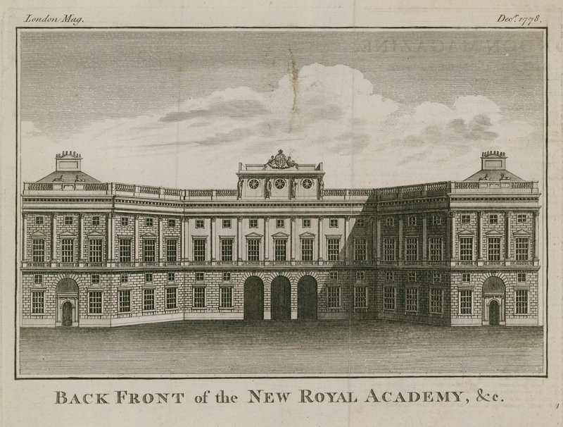 Bagsiden af det nye Royal Academy af English School