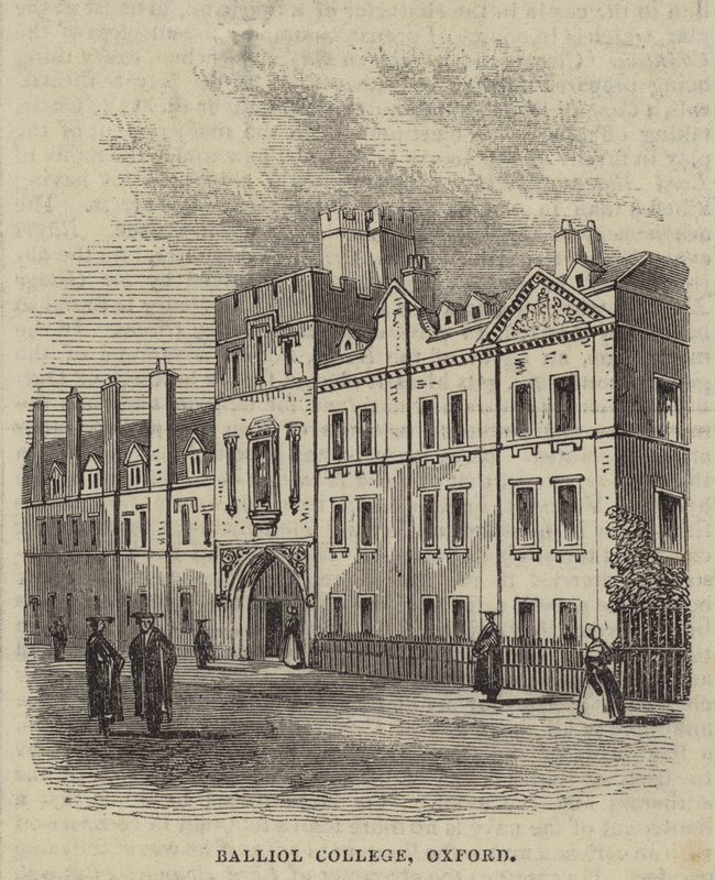 Balliol College, Oxford (gravering) af English School