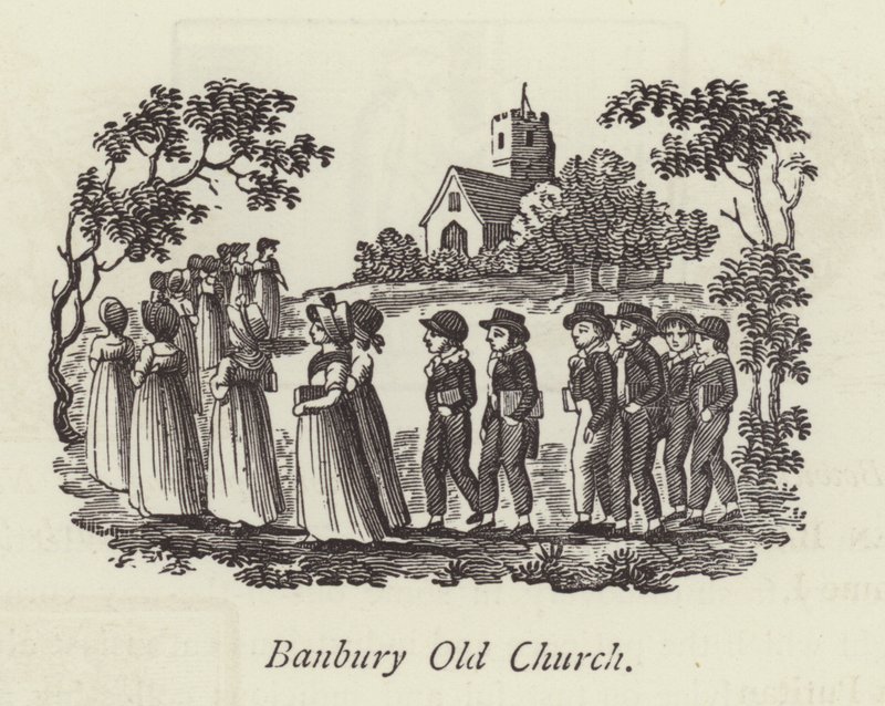 Banbury Old Church (gravering) af English School