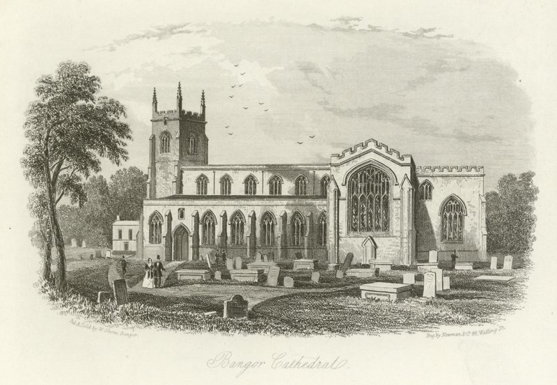 Bangor Cathedral, North Wales af English School