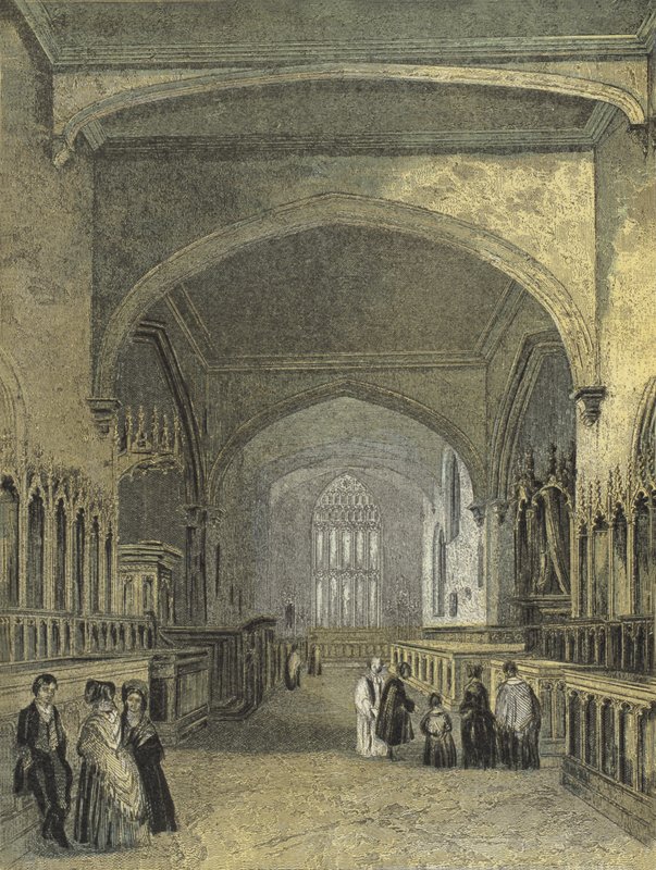 Bangor Cathedral, Koret af English School