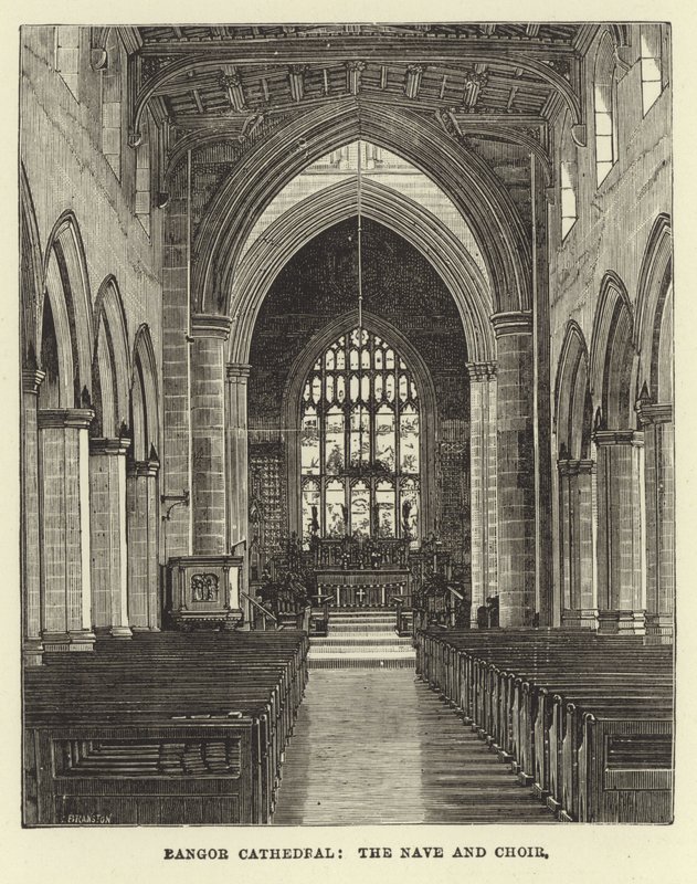 Bangor Cathedral, Skibet og Koret af English School