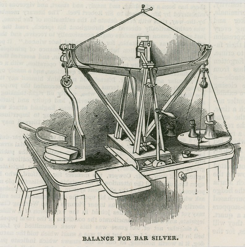 Bank of England, Bullion Office og Gold Weighing Room af English School