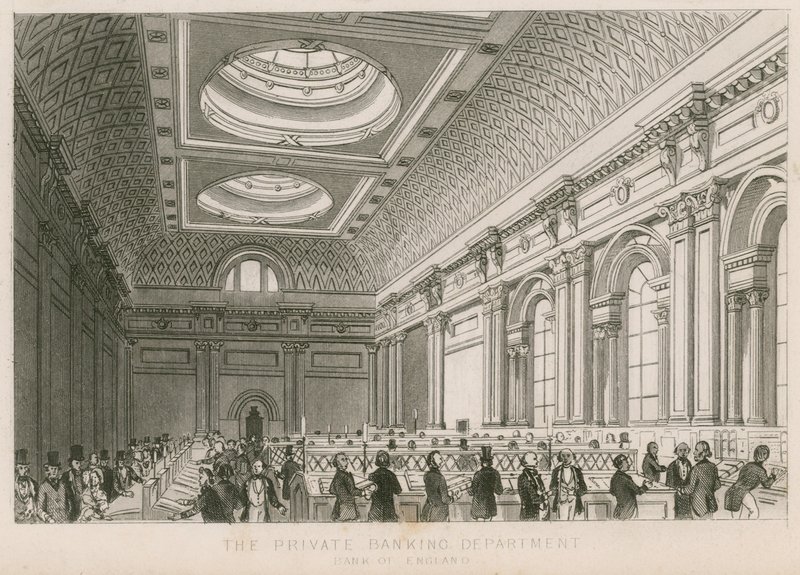 Bank of England, Private Banking Department af English School