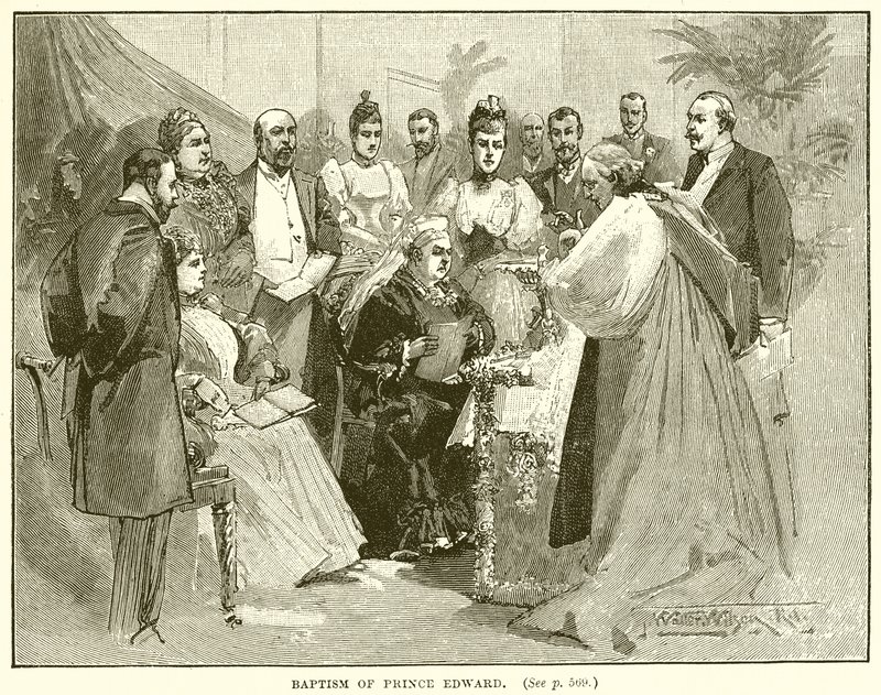 Prins Edwards dåb af English School