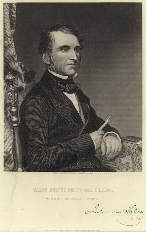 Baron Justus Liebig af English School