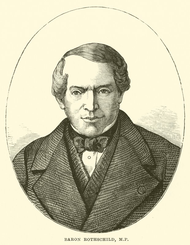 Baron Rothschild, MP (gravering) af English School
