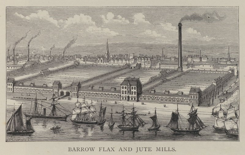 Barrow Flax og Jute Mills af English School