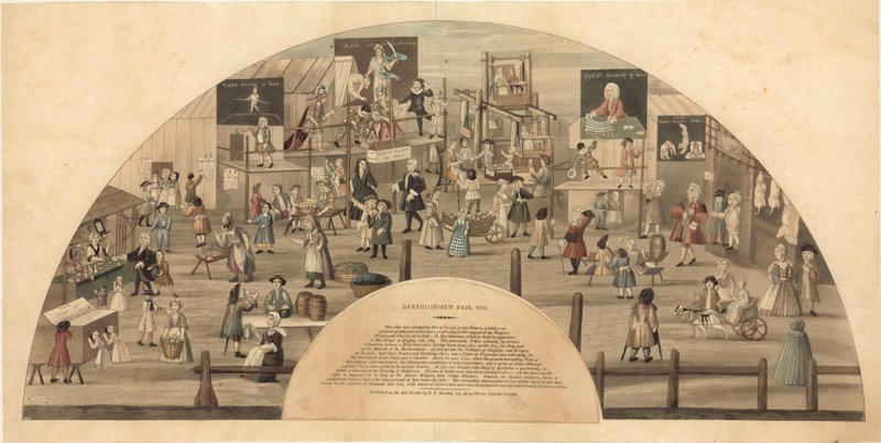 Bartholomew Fair, 1721 af English School