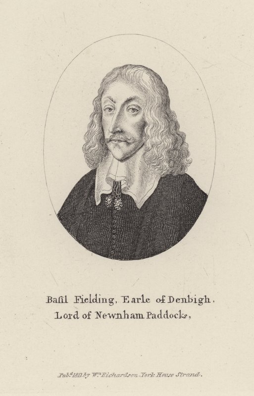 Basil Fielding, jarl af Denbigh (gravering) af English School