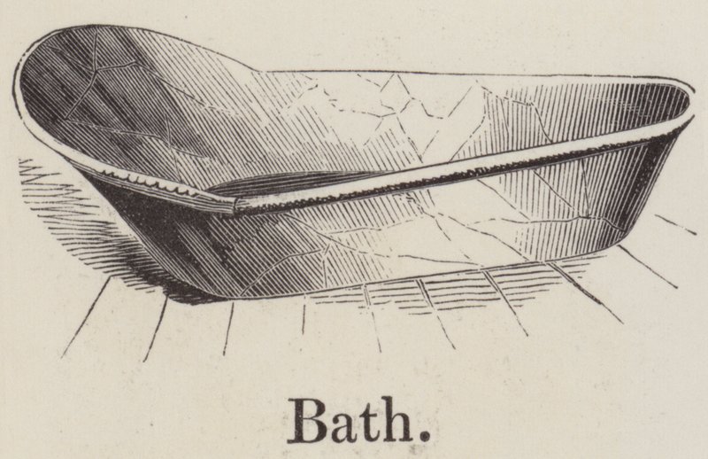 Bath (indgravering) af English School