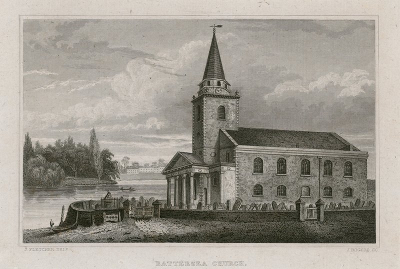 Battersea Church, Surrey af English School