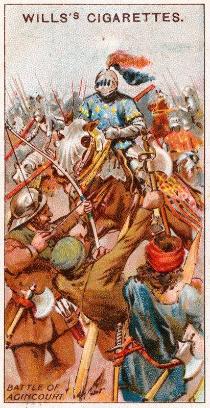 Slaget ved Agincourt af English School