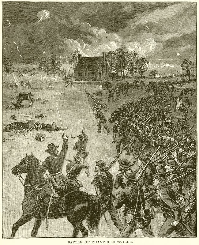 Slaget ved Chancellorsville af English School
