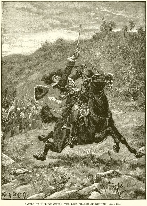 Battle of Killiecrankie: The Charge of Dundee af English School