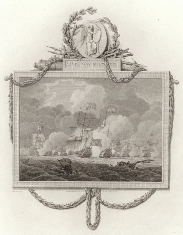 Slaget ved Solebay, 28. maj 1672 af English School