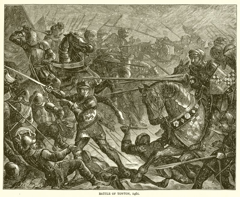 Slaget ved Towton, 1461 af English School