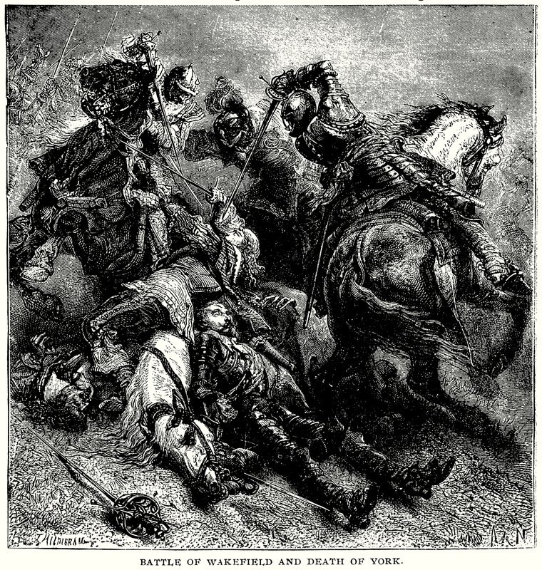 Slaget ved Wakefield og Death of York af English School